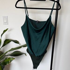 Lulus Dark Green Bodysuit